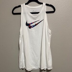 Women's Nike White Tank Top